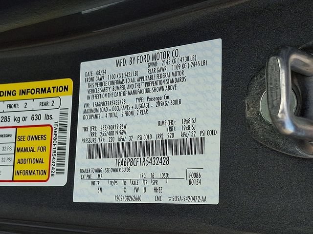 Certified 2024 Ford Mustang GT Premium RWD image 27