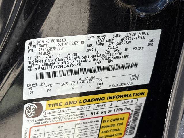 Certified 2022 Ford Expedition XLT AWD/4WD image 32