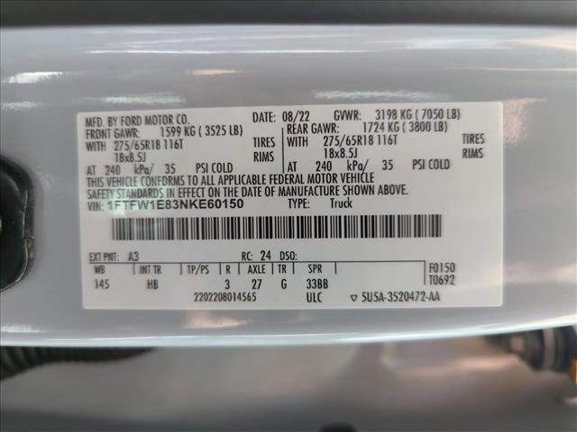 Certified 2022 Ford F150 Lariat image 24