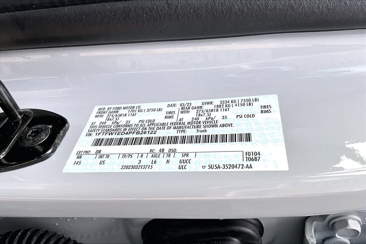 Certified 2023 Ford F150 XLT w/ Equipment Group 302A High AWD/4WD image 34