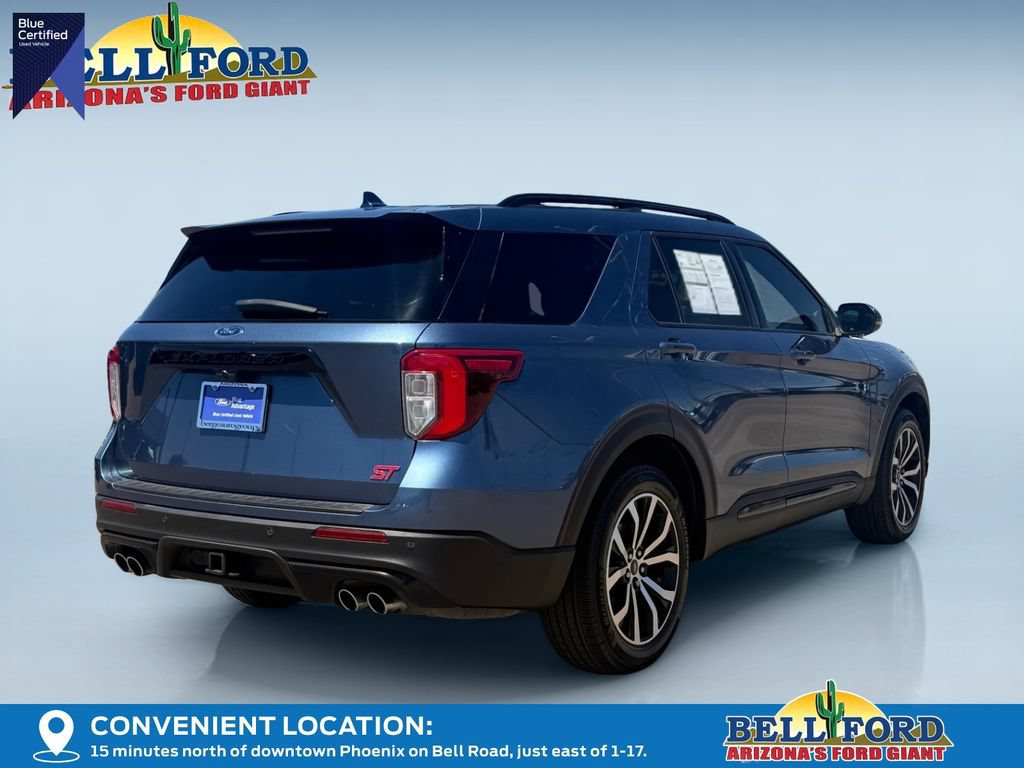 Certified 2020 Ford Explorer ST w/ Premium Technology Package AWD/4WD image 3