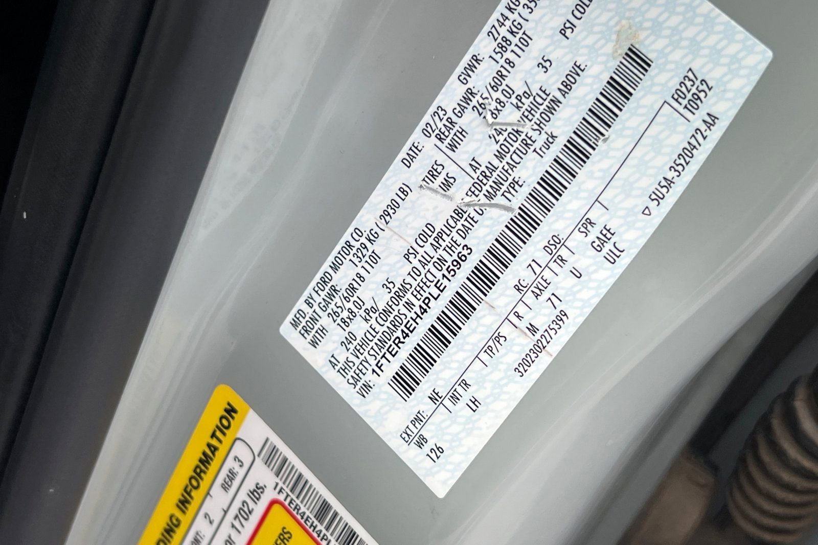 Certified 2023 Ford Ranger XLT w/ Equipment Group 301A Mid image 27