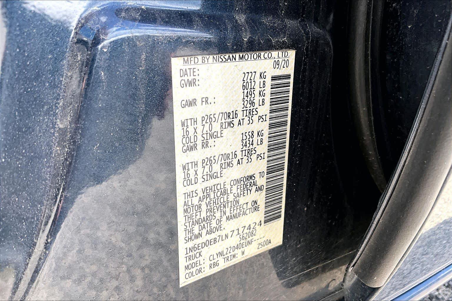 Used 2020 Nissan Frontier SV AWD/4WD image 34