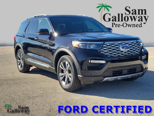Certified 2020 Ford Explorer Platinum w/ Premium Technology Package AWD/4WD image 1