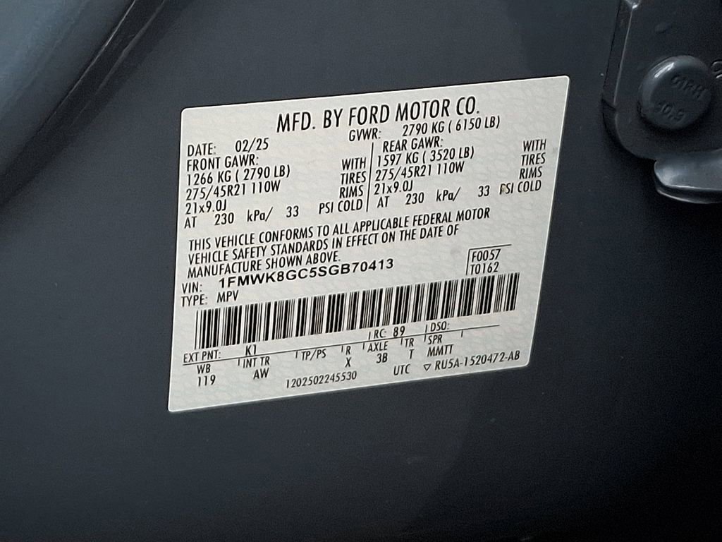 Certified 2025 Ford Explorer ST w/ Sun And Sound Package AWD/4WD image 28