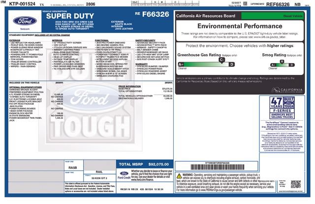Certified 2024 Ford F250 King Ranch w/ FX4 Off-Road Package AWD/4WD image 20