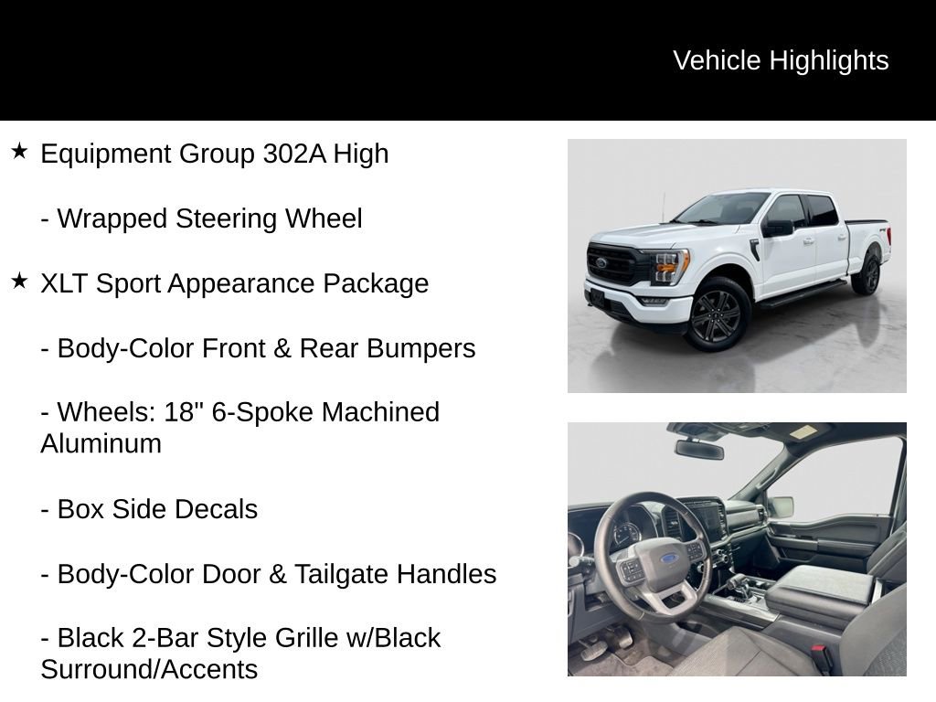 Certified 2023 Ford F150 XLT w/ Equipment Group 302A High AWD/4WD image 16