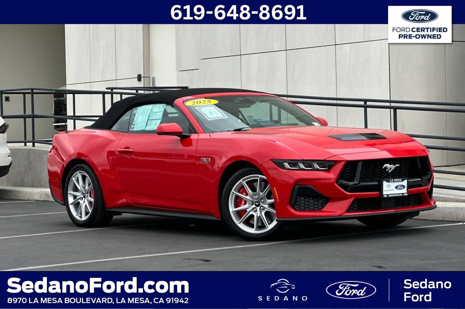 Certified 2025 Ford Mustang GT Premium RWD image 1
