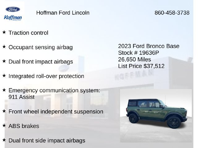 Certified 2023 Ford Bronco 4-Door AWD/4WD image 18