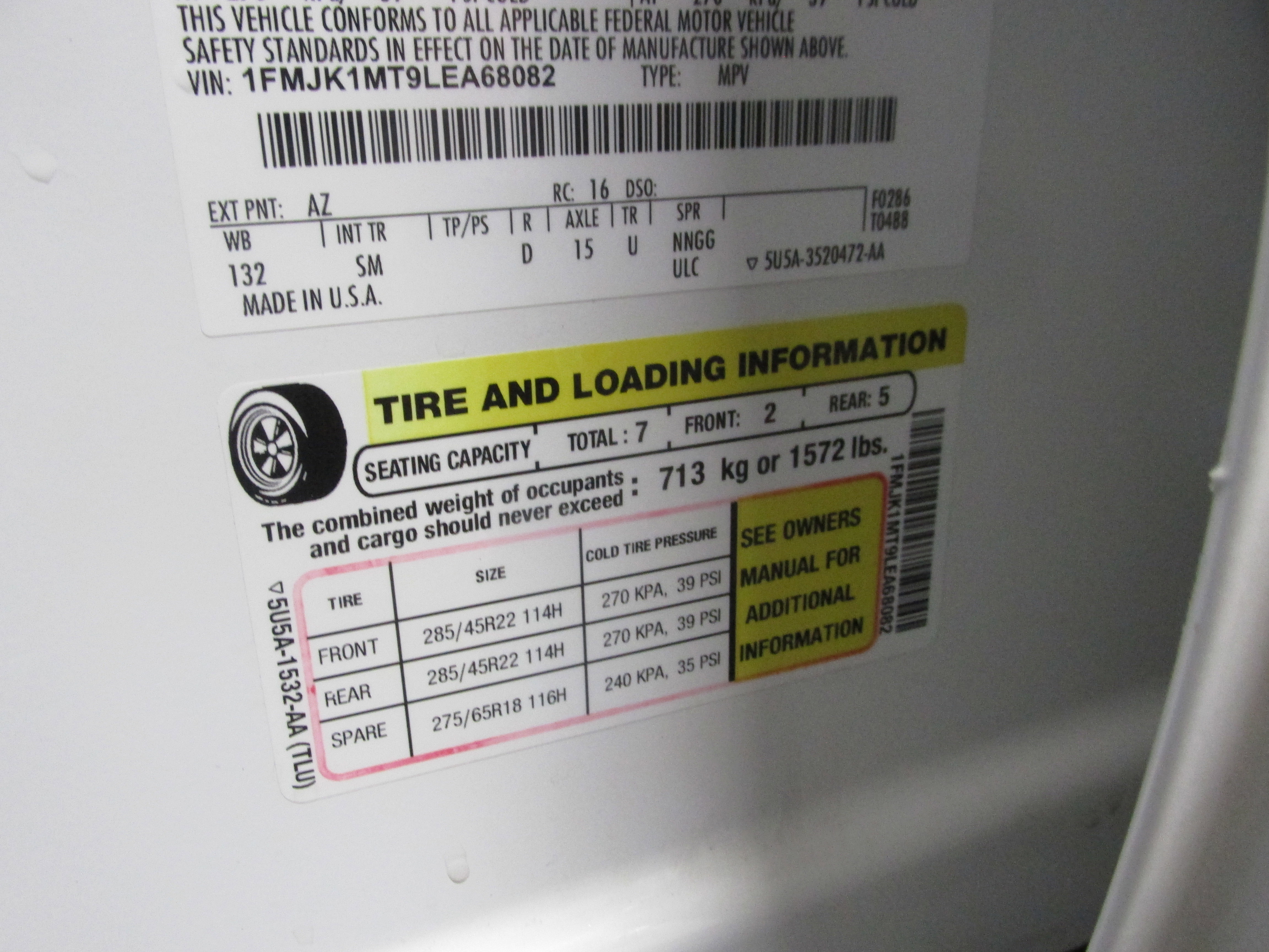 Certified 2020 Ford Expedition Max Platinum image 51