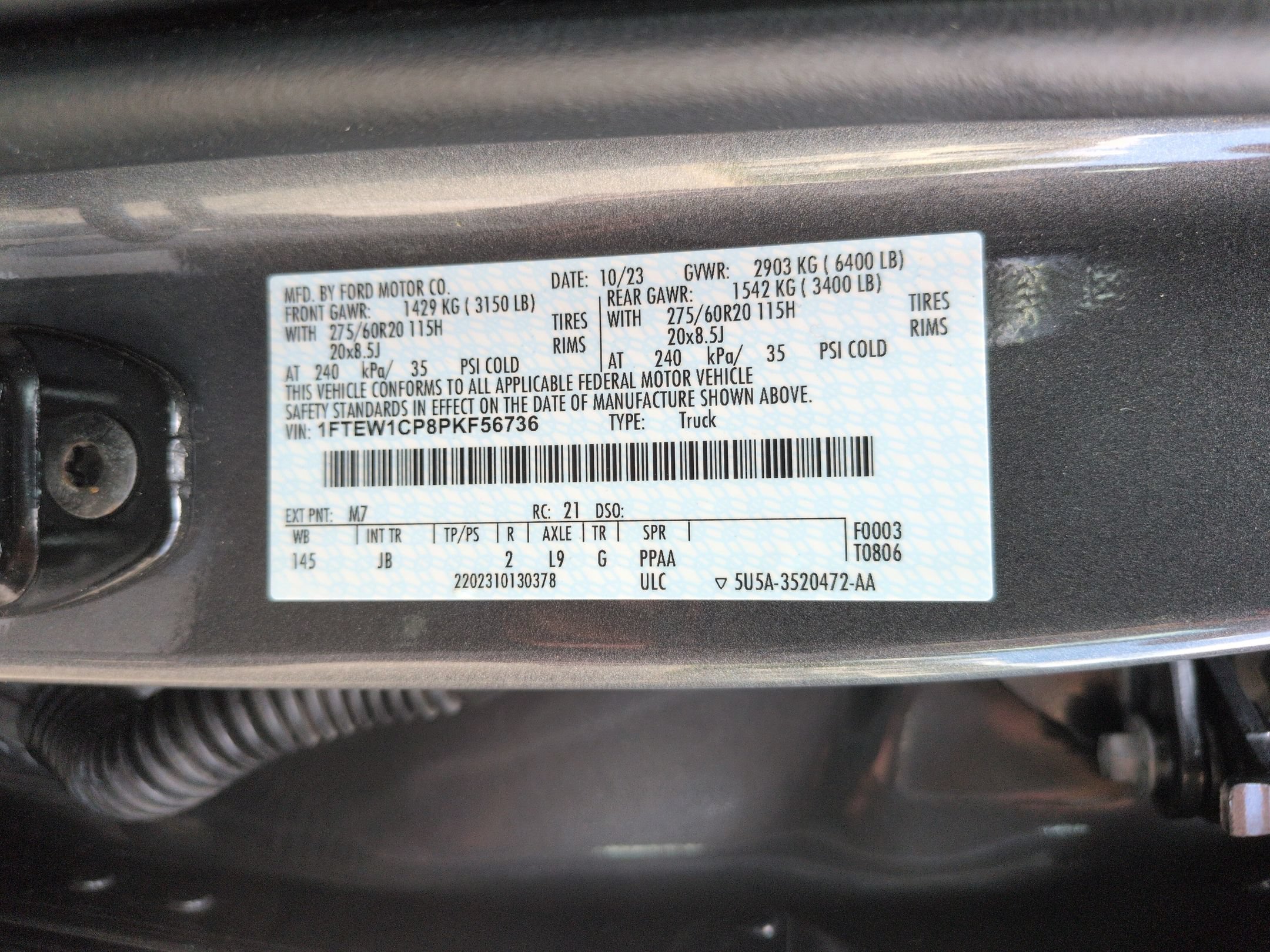 Certified 2023 Ford F150 XL w/ STX Appearance Package RWD image 38