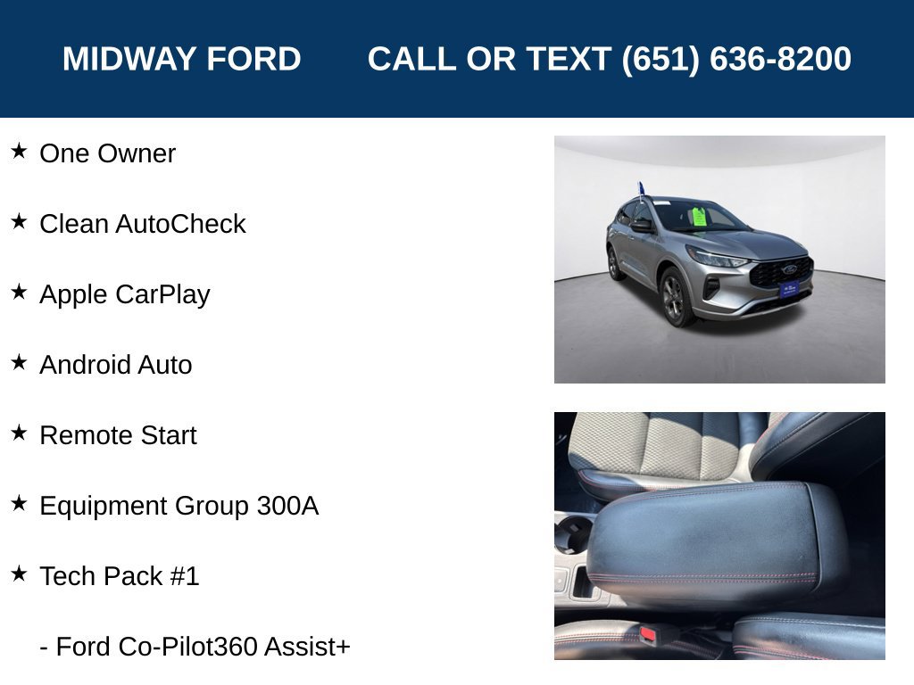 Certified 2023 Ford Escape ST-Line w/ Tech Pack #1 AWD/4WD image 7