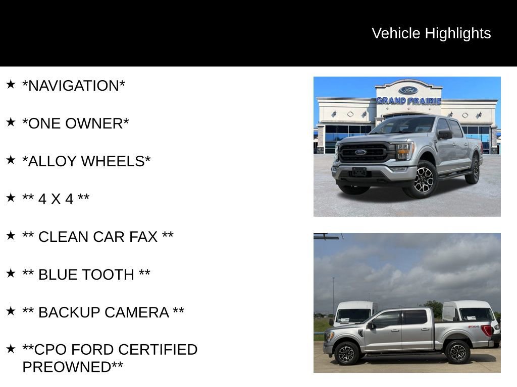 Certified 2023 Ford F150 XLT w/ Equipment Group 302A High image 8