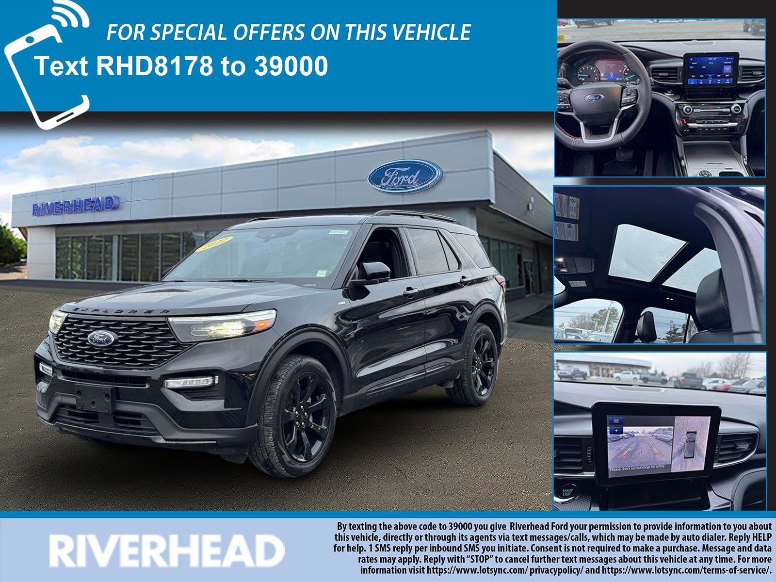 Certified 2022 Ford Explorer ST-Line w/ Class IV Trailer Tow Package