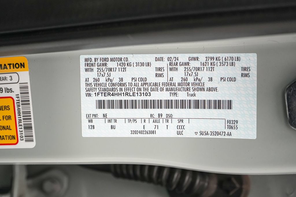 Certified 2024 Ford Ranger XLT AWD/4WD image 24