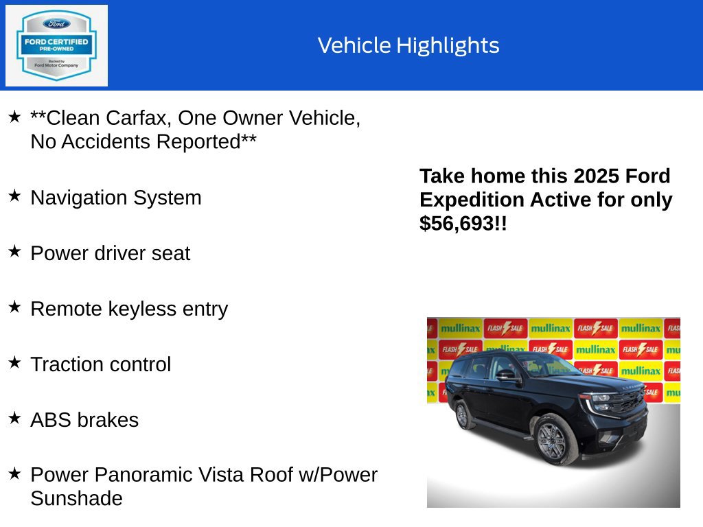 Certified 2025 Ford Expedition Active AWD/4WD image 18