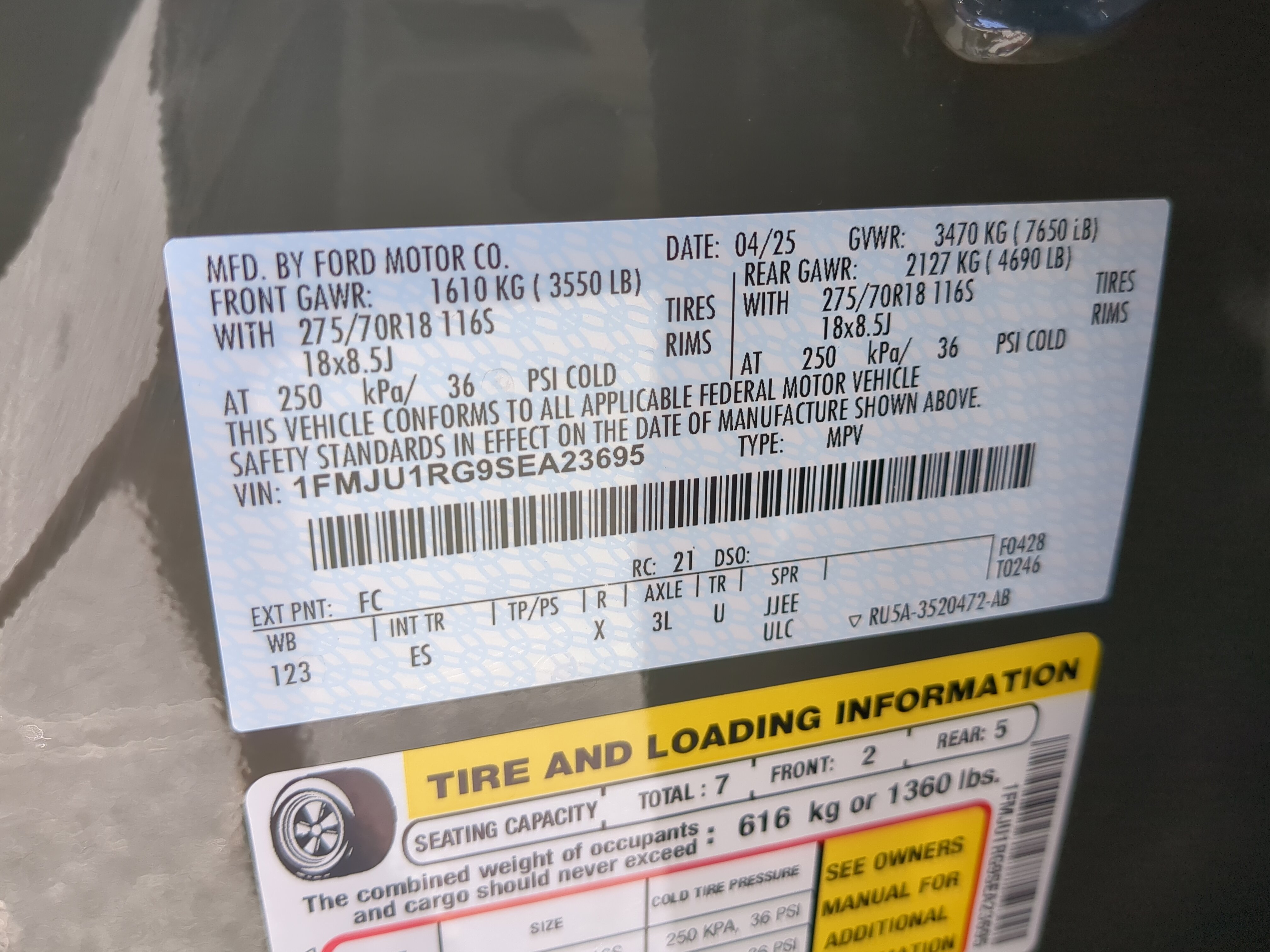 Certified 2025 Ford Expedition Tremor AWD/4WD image 28