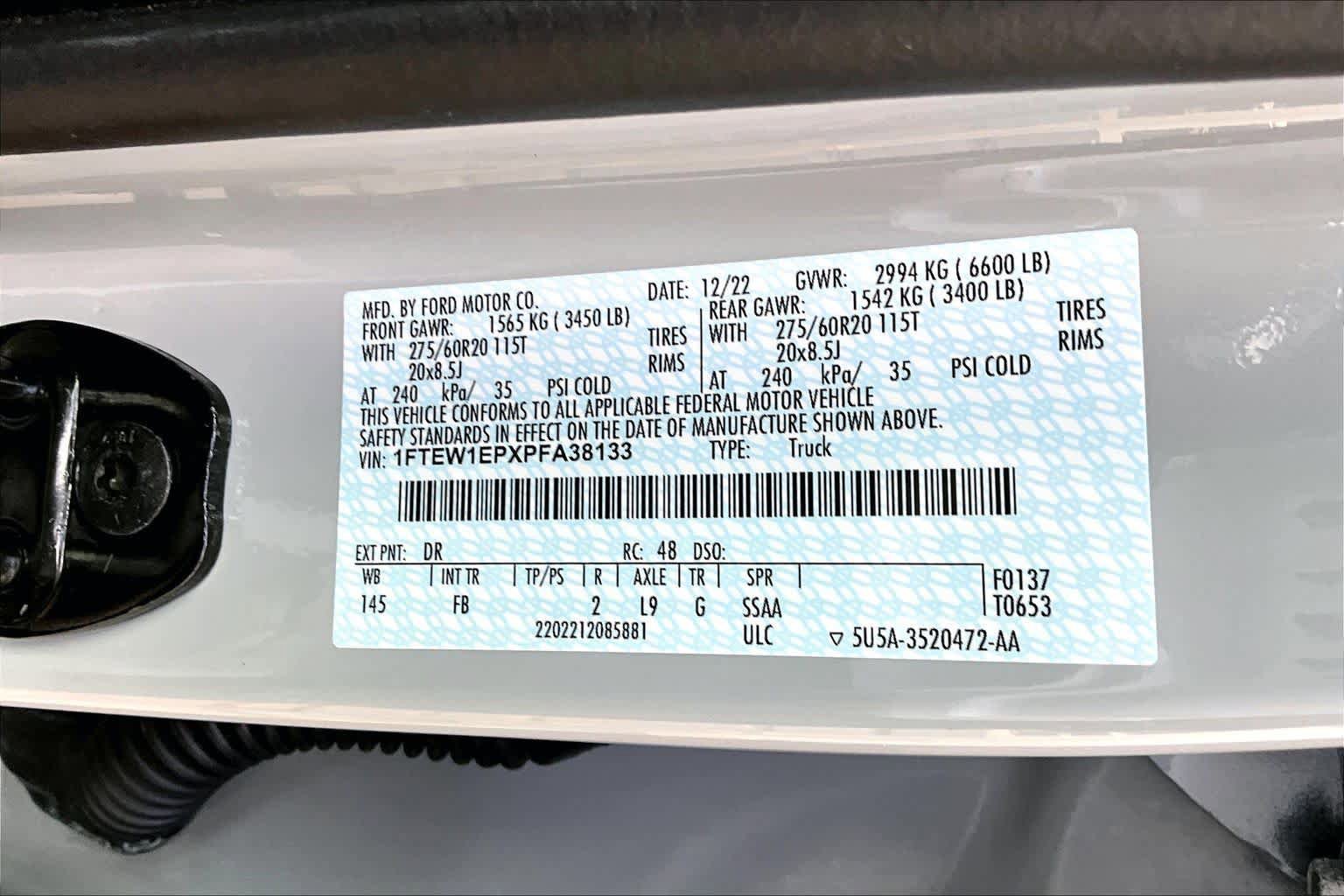 Certified 2023 Ford F150 XLT w/ Equipment Group 302A High AWD/4WD image 34