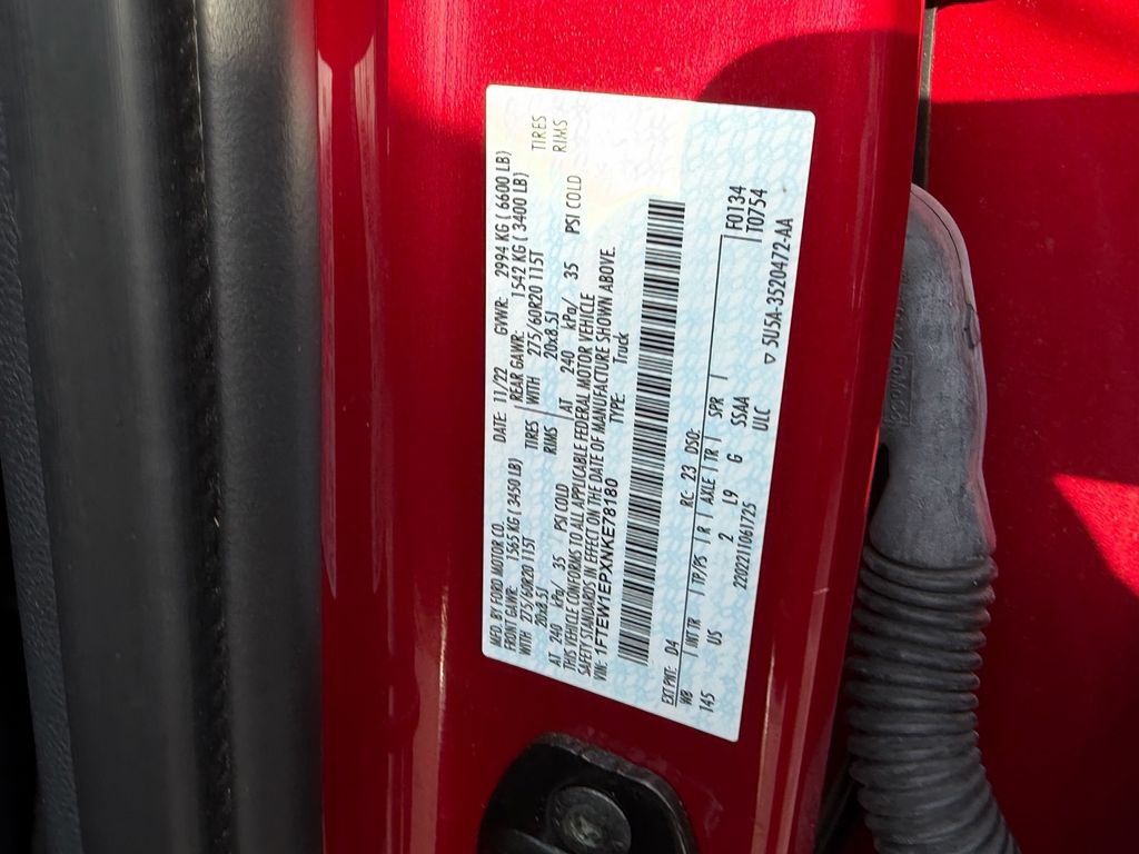Certified 2022 Ford F150 XLT w/ Equipment Group 302A High AWD/4WD image 17