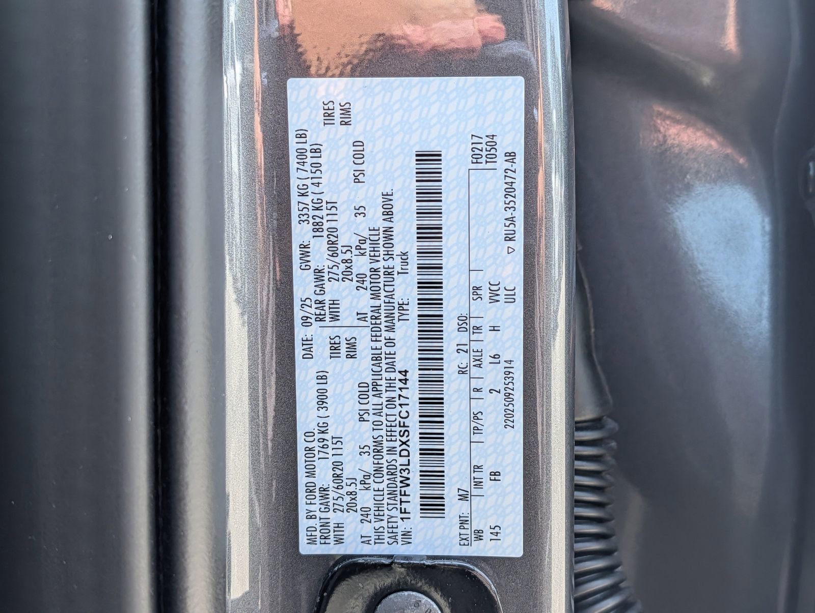 Certified 2025 Ford F150 XLT w/ Equipment Group 302A MID AWD/4WD image 15