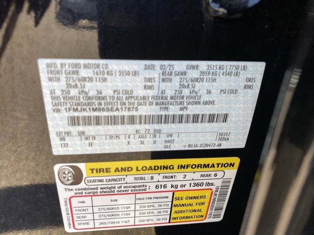 Certified 2025 Ford Expedition Max Platinum AWD/4WD image 35