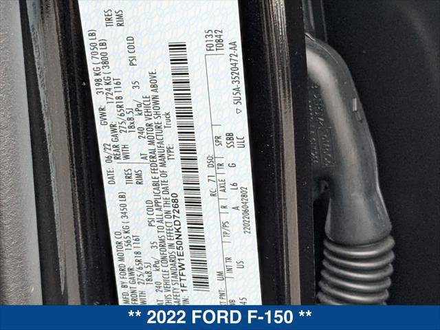 Certified 2022 Ford F150 XLT w/ Trailer Tow Package image 24
