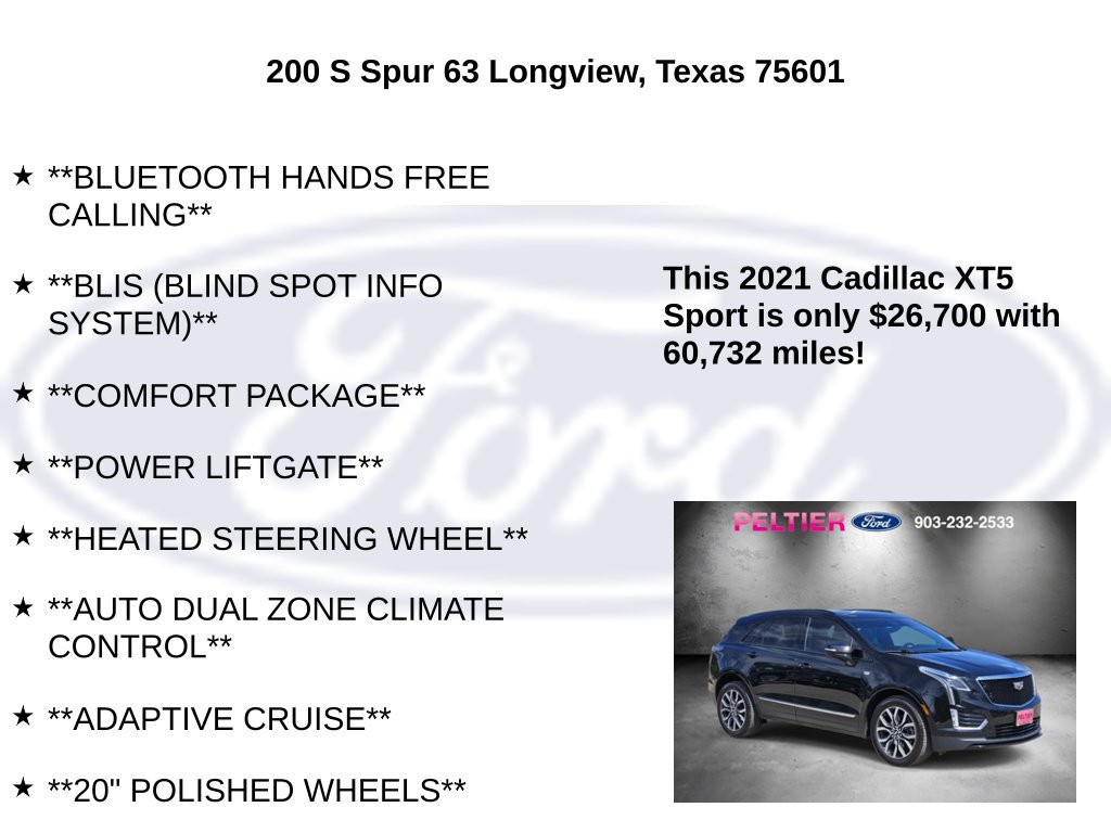 Used 2021 Cadillac XT5 Sportv AWD/4WD image 10