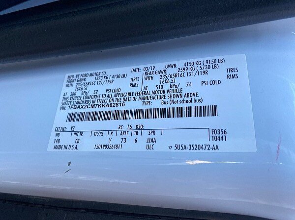 Certified 2019 Ford Transit 350 XLT RWD image 50