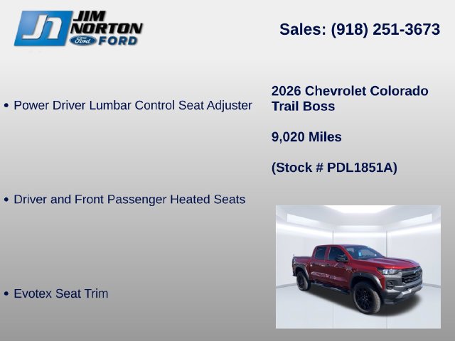 Used 2026 Chevrolet Colorado Trail Boss AWD/4WD image 17