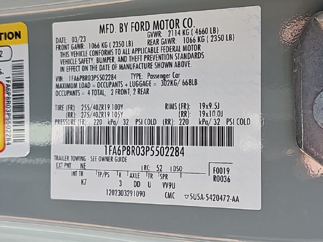 Certified 2023 Ford Mustang Mach 1 w/ Equipment Group 700A RWD image 36