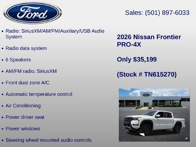 Used 2026 Nissan Frontier PRO-4X AWD/4WD image 6