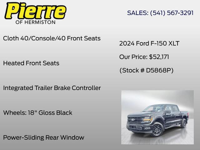 Certified 2024 Ford F150 XLT w/ Equipment Group 302A MID AWD/4WD image 38
