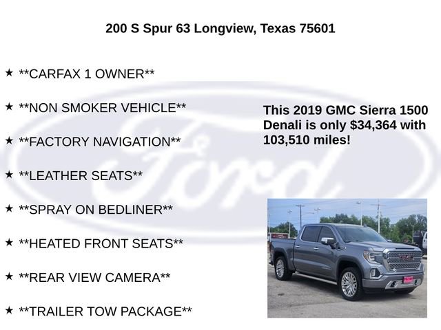 Used 2019 GMC Sierra 1500 Denali w/ Denali Ultimate Package AWD/4WD image 5