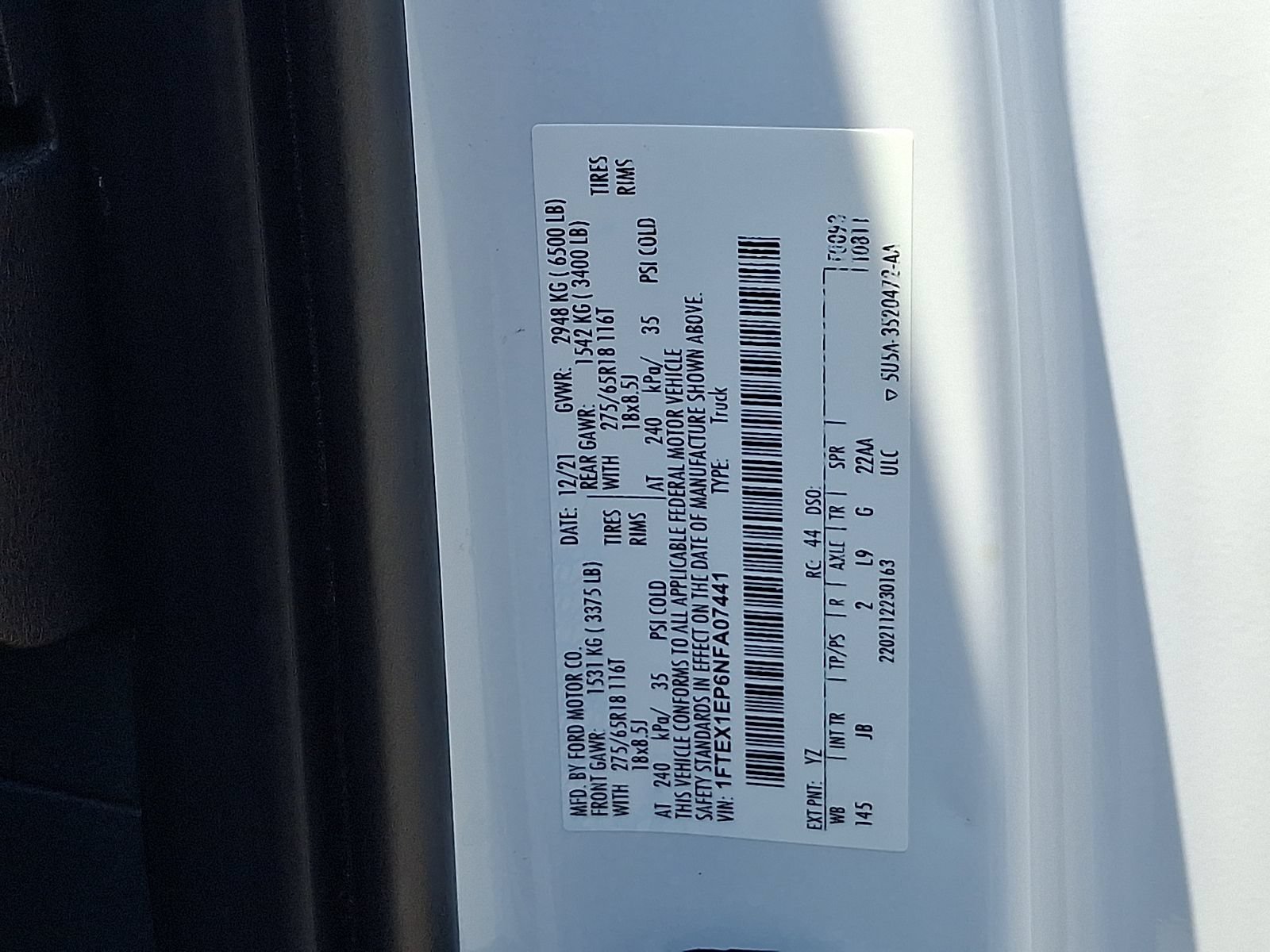 Certified 2022 Ford F150 XL w/ STX Appearance Package AWD/4WD image 27