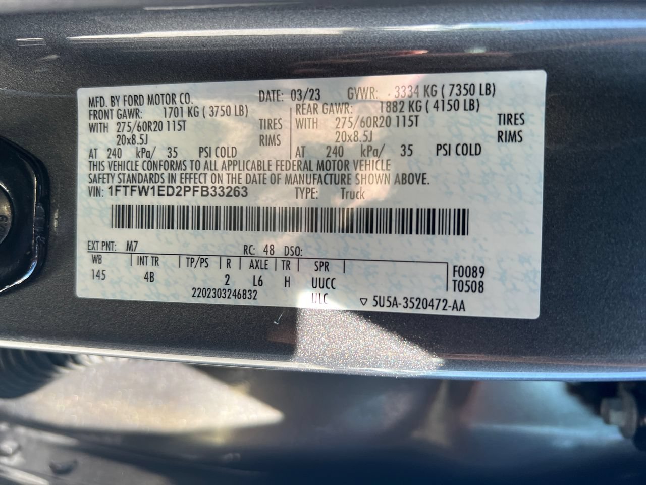 Certified 2023 Ford F150 XLT w/ Equipment Group 302A High AWD/4WD image 33