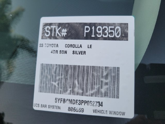 Used 2023 Toyota Corolla LE FWD image 29