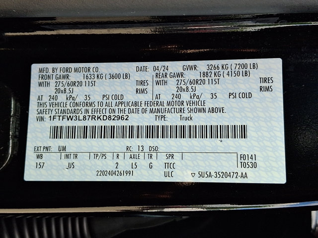 Certified 2024 Ford F150 XLT w/ Equipment Group 302A MID AWD/4WD image 29