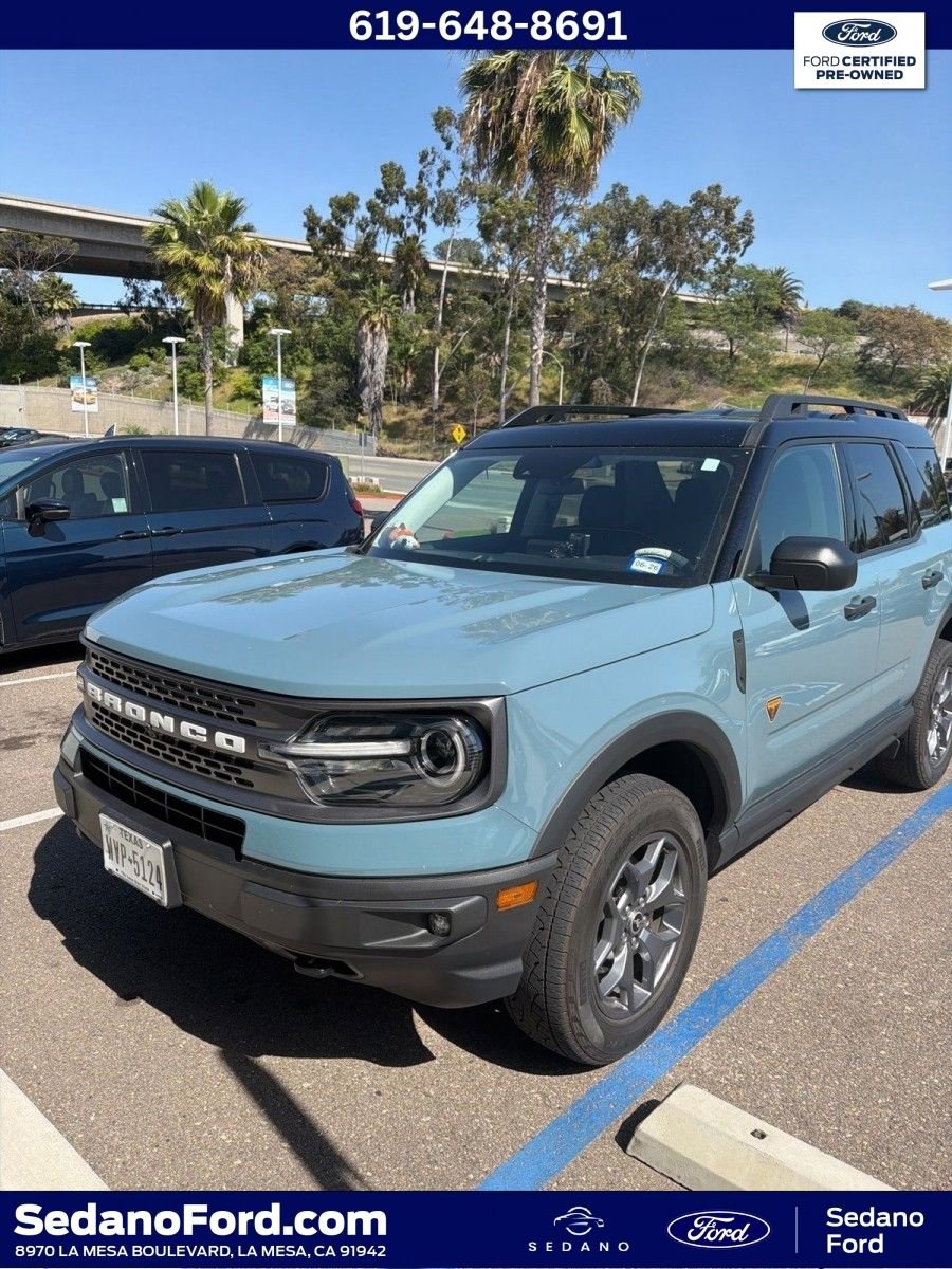 Certified 2023 Ford Bronco Sport Badlands image 1