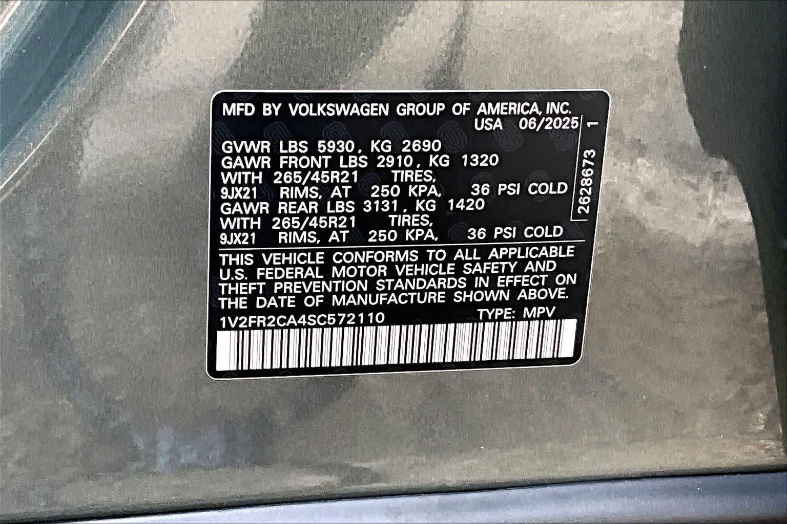 Used 2025 Volkswagen Atlas SEL Premium R-Line AWD/4WD image 34