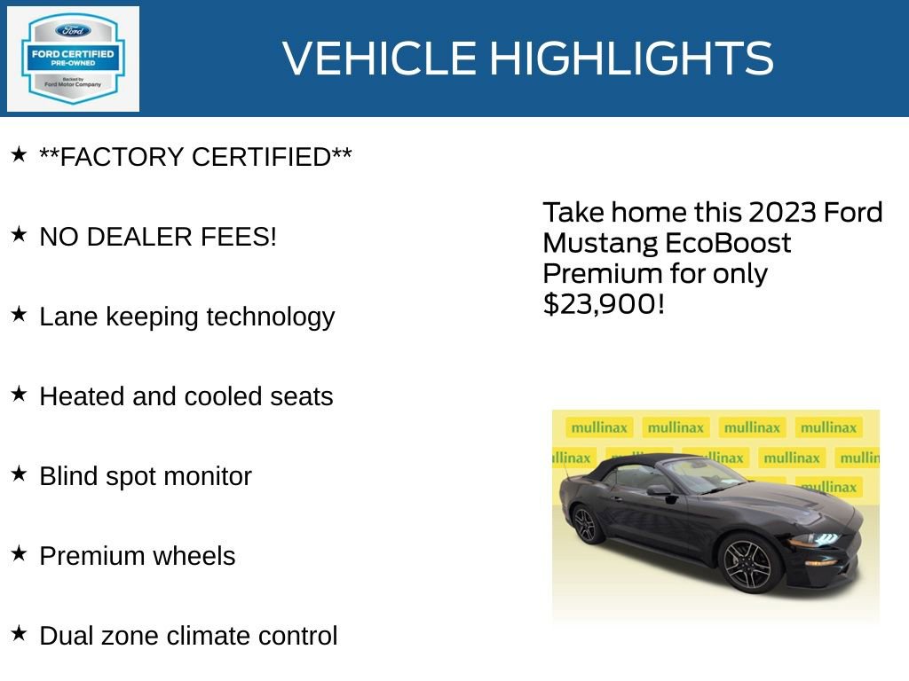 Certified 2023 Ford Mustang Premium image 13