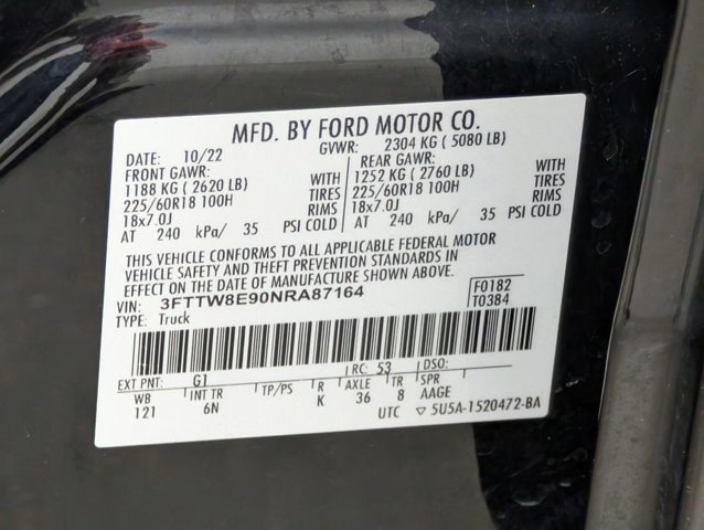 Certified 2022 Ford Maverick Lariat FWD image 22