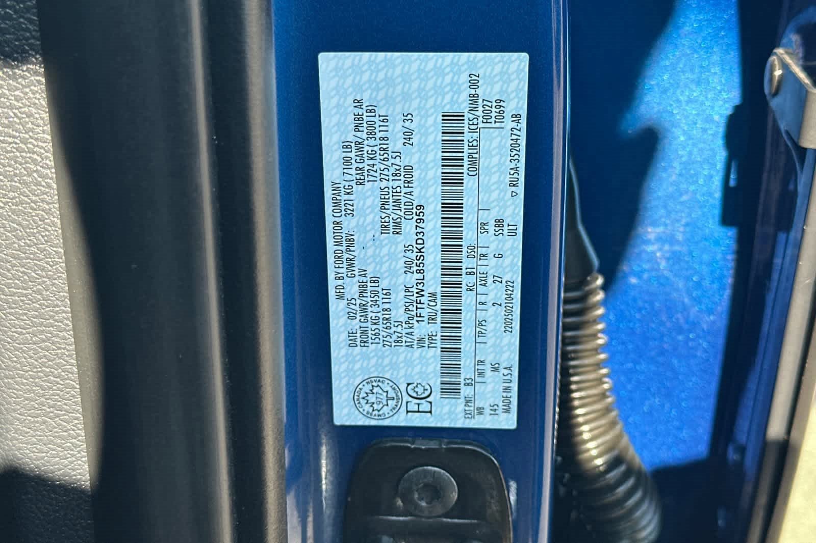 Certified 2025 Ford F150 XLT w/ Equipment Group 301A Standard image 27