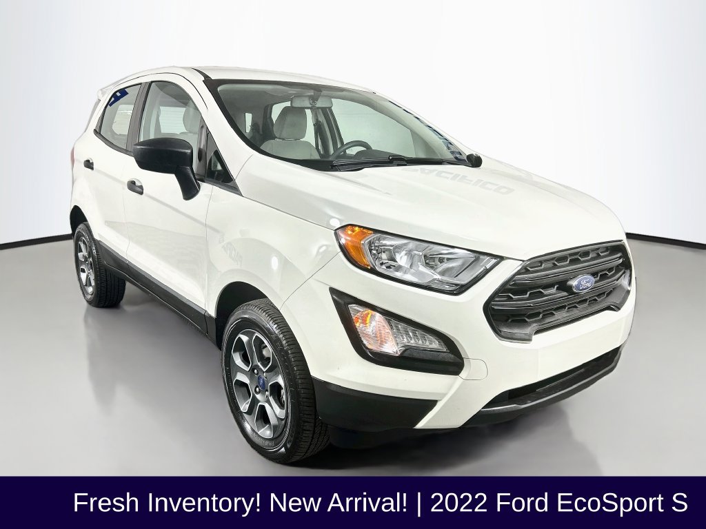 Certified 2022 Ford EcoSport S AWD/4WD image 1