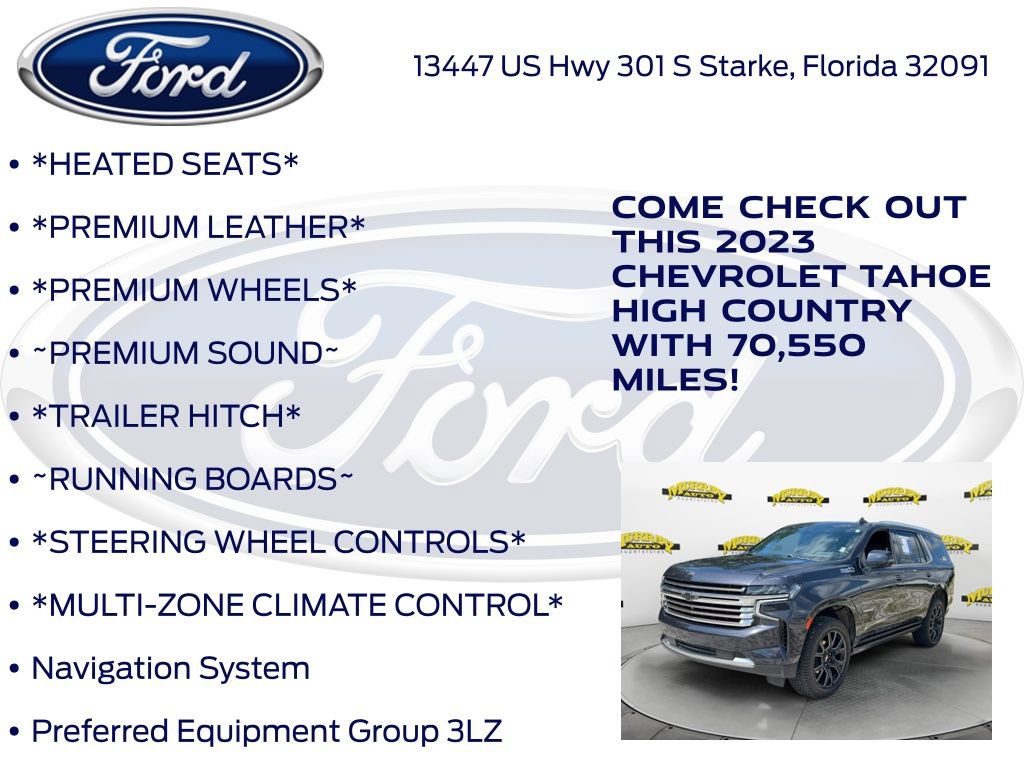Used 2023 Chevrolet Tahoe High Country AWD/4WD image 15