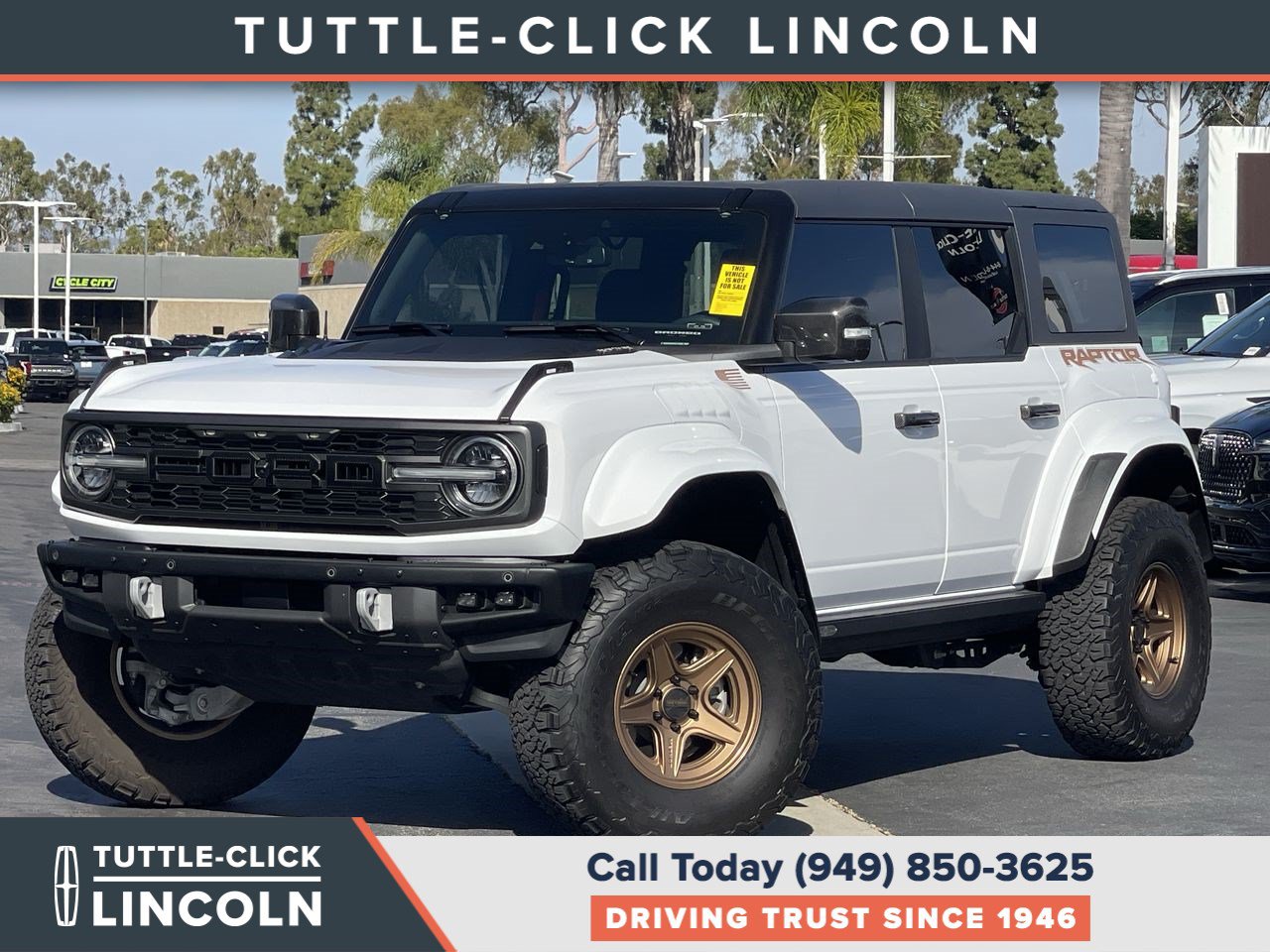 Certified 2024 Ford Bronco Raptor w/ Interior Carbon Fiber Pack 6