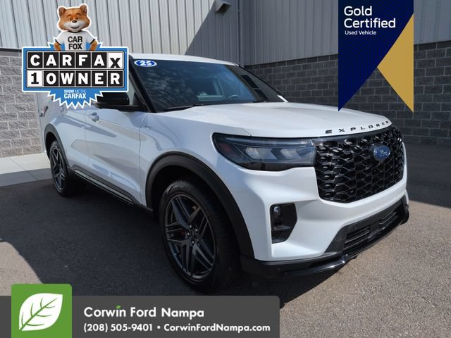 Certified 2025 Ford Explorer ST-Line w/ ST-Line Street Pack AWD/4WD 360° Tour