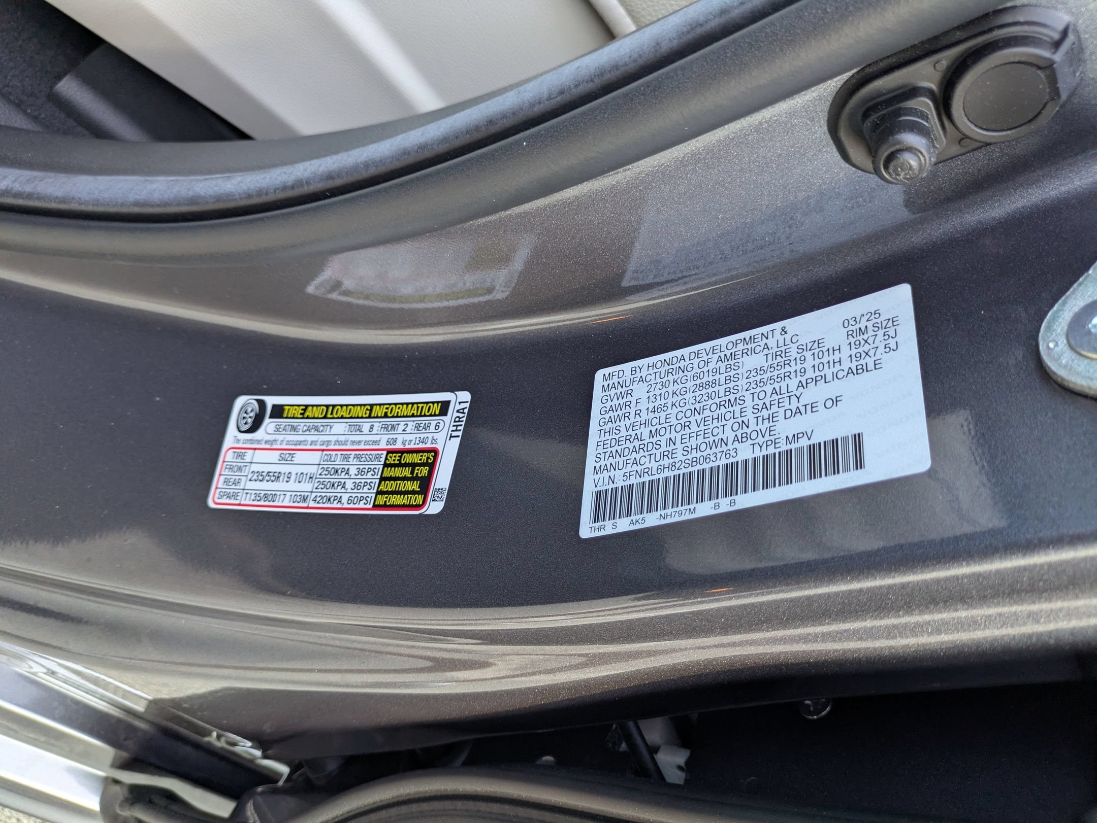 Used 2025 Honda Odyssey Touring image 42