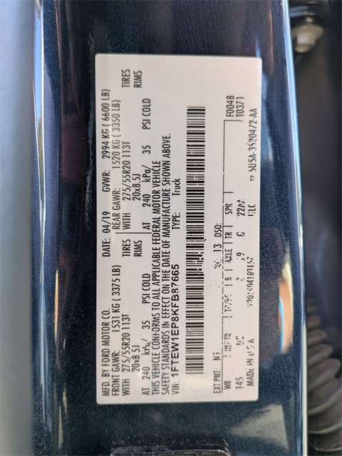 Certified 2019 Ford F150 XLT w/ Equipment Group 302A Luxury image 24