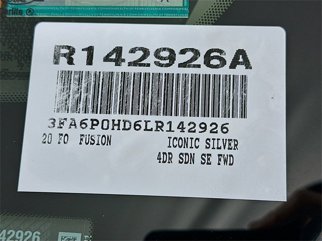 Certified 2020 Ford Fusion SE image 22