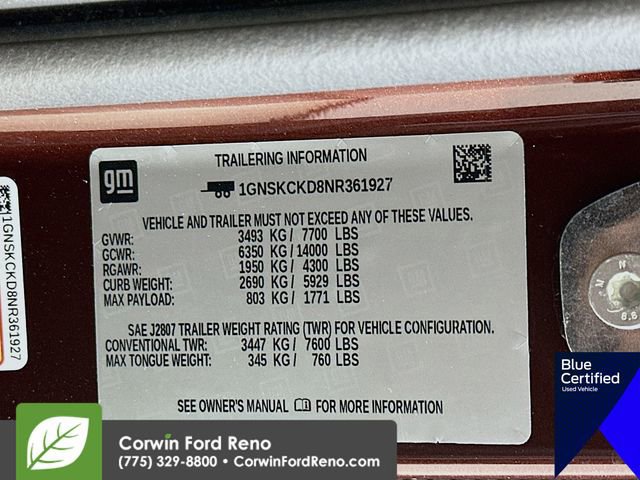 Used 2022 Chevrolet Suburban LT image 36